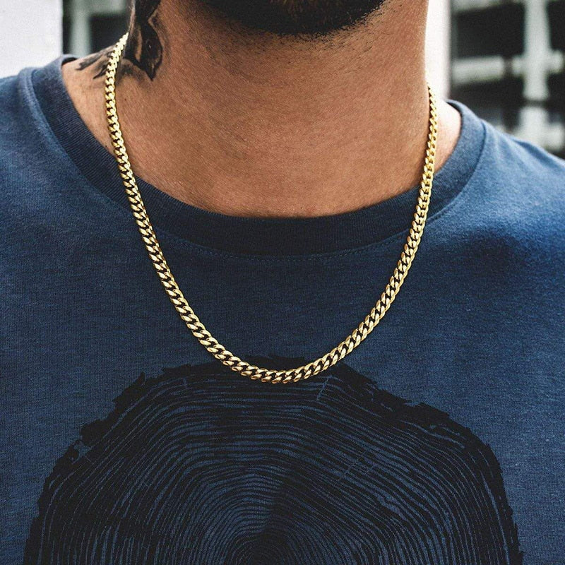 Vnox Cuban Chain Necklace for Men Women