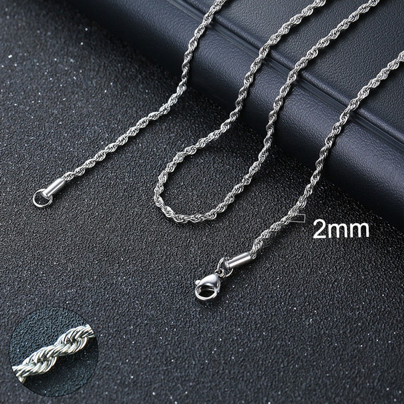 Vnox Cuban Chain Necklace for Men Women